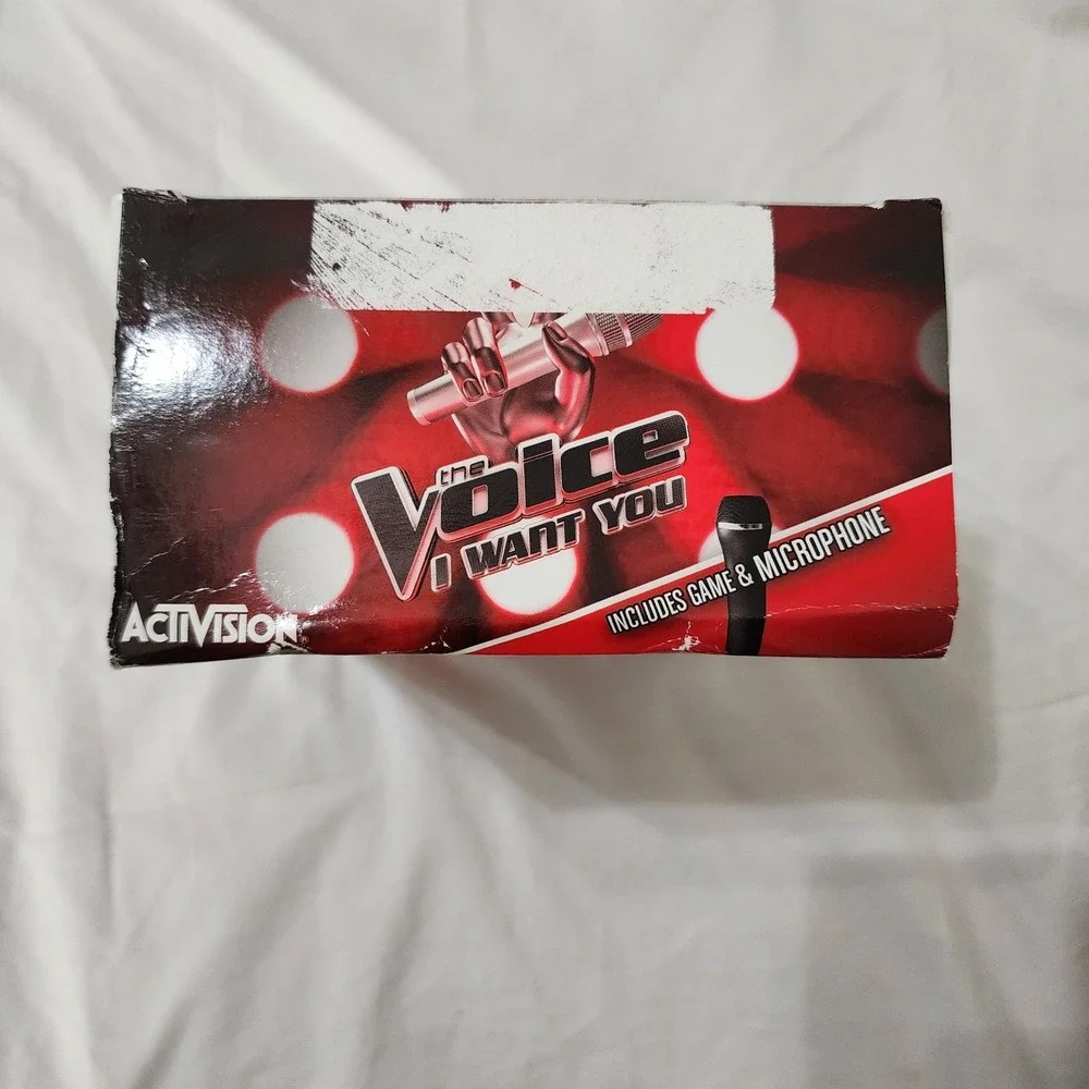 The Voice:‎ I Want You (XBOX 360) Case, Microphone & Disc Free Fast Shipping